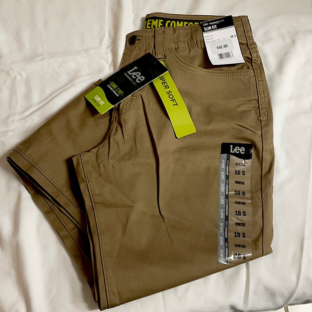 Lee, slim fit youth pants
